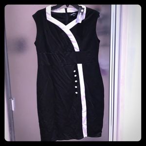 🎩NWT Black & White striped dress XL🎩